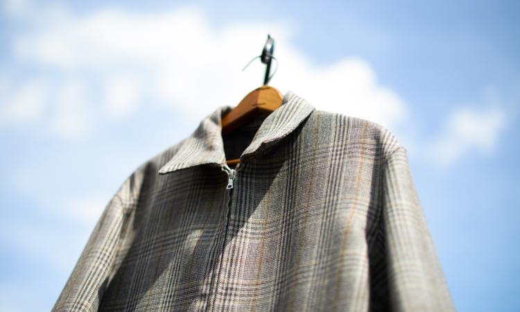 Vol.3438 【AURALEE ：DOUBLE FACE CHECK ZIP BLOUSON 】｜AUBERGE