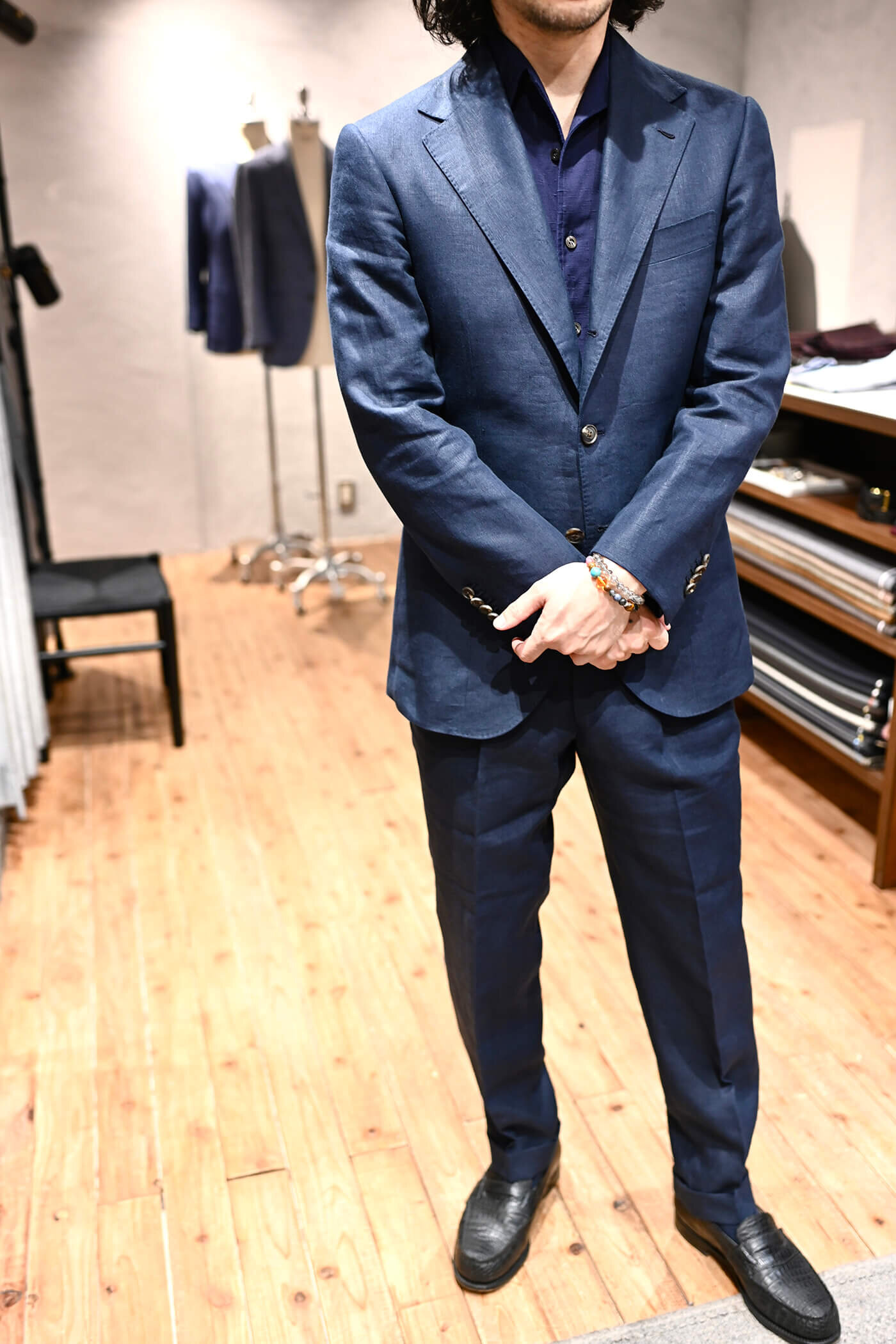 新春オーダーフェアで仕立てさせていただいた