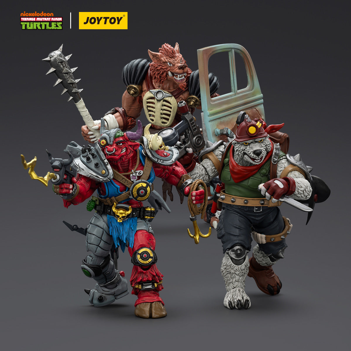 JoyToy TMNT Dirtbag Groundchuck Rahzar – David Toys