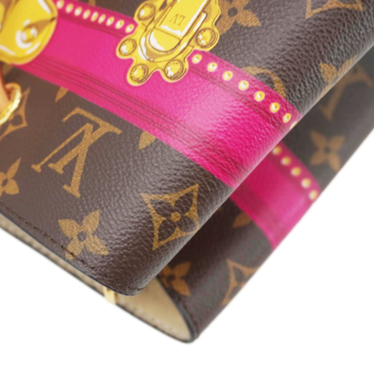 LV Neonoe Summer Trunks Monogram Canvas Crossbody Bag Brown