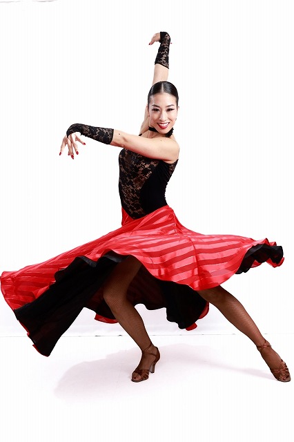 取り寄せ品】社交ダンス衣装 ラテンワンピース（M・L） 3L00168