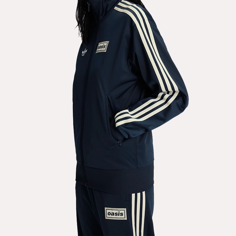 Adidas x Oasis Track Navy Blue Jacket | Oasis Adidas Track Jacket