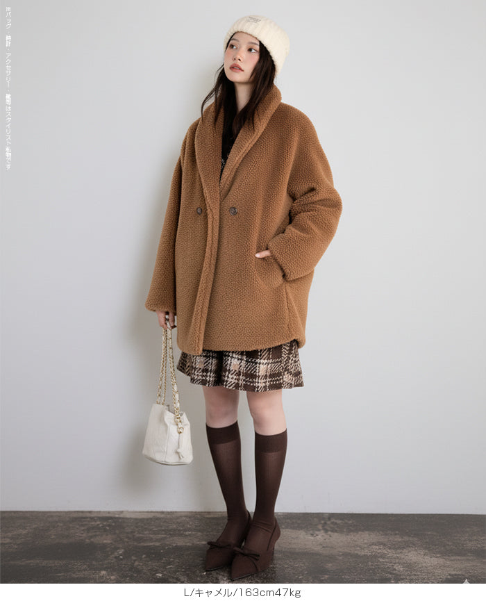 高見えテディベアコート – DARK ANGEL