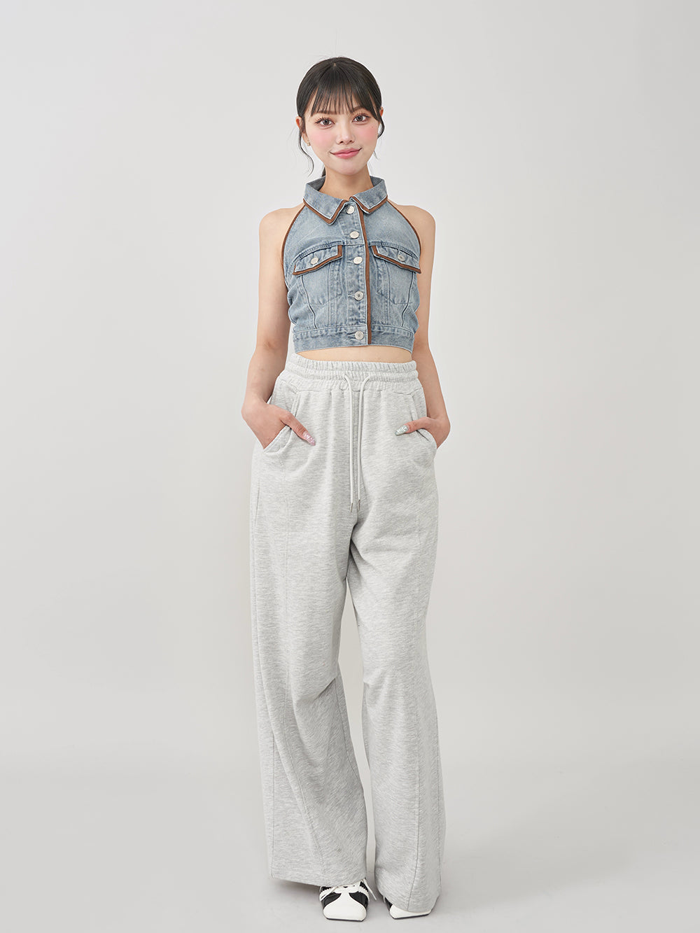 スウェードパイピングデニムトップス – Darich (ダーリッチ)