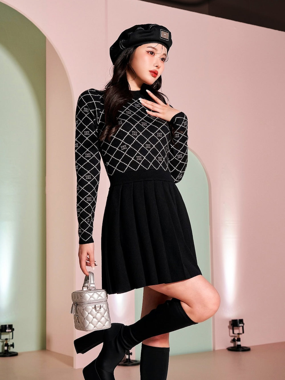 ダイヤロゴニットミニワンピース – Darich (ダーリッチ)