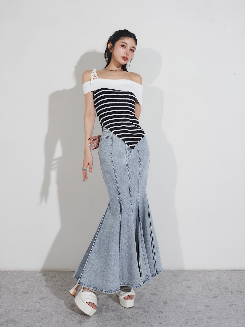 プリンセスマーメイドデニムスカート – Darich (ダーリッチ)