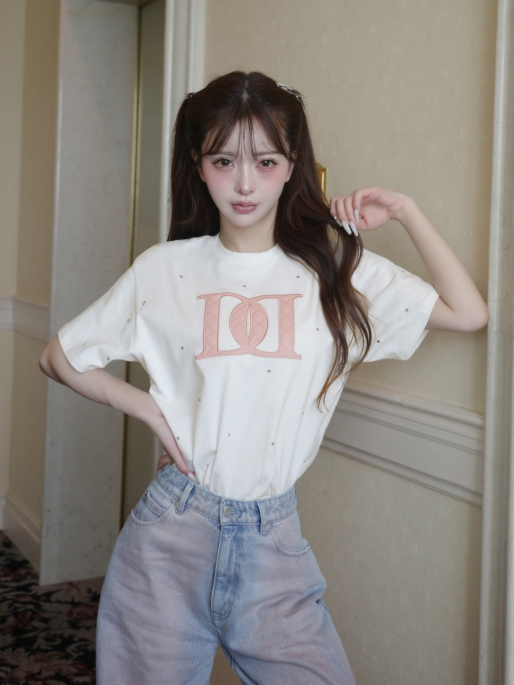 DDロゴエンブロイダリーTシャツ – Darich (ダーリッチ)