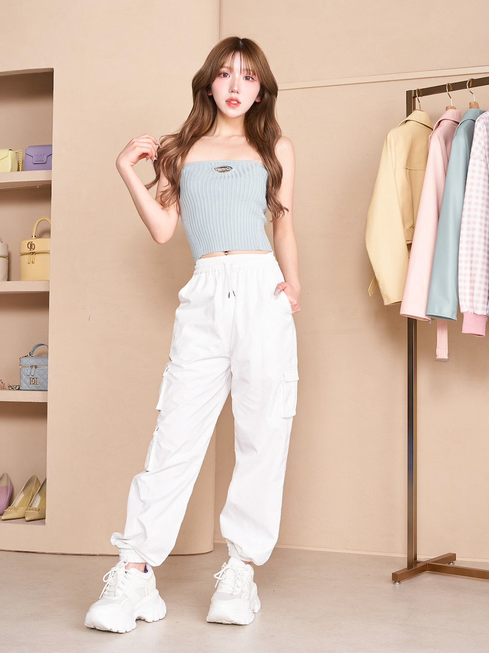 エンブレムリブニットベアトップ – Darich (ダーリッチ)