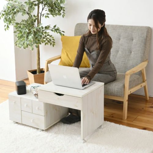 LILY(リリィ) 伸縮ドレッサー MJ-002WH JK-PLAN ドレッサー ホワイト