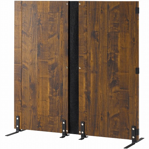 木製パーテーション LFM-1212PA-DB ダークブラウン LFM-1212PA-DB 朝日