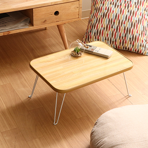 ちゃぶ台 ナチュラル 14413 不二貿易 座卓 幅45cm | ホームセンター