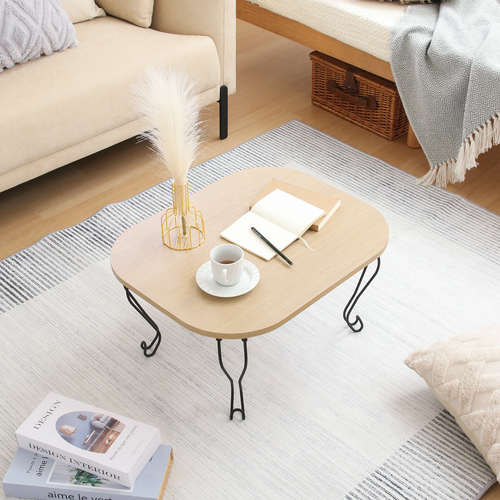 ねこ脚テーブル 6048 ナチュラル(木目) 38714 不二貿易 座卓