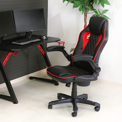 ゲーミングチェア シグナル 15506 不二貿易 パーソナルチェア ブラック