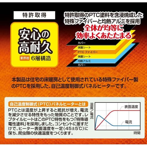 レプタイルヒート ロング20 GEX 爬虫類・両生類その他用品