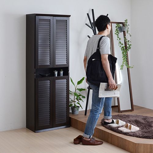 シューズボックス 靴箱 下駄箱 幅60 2個組み 大容量 SGT-0101SET-DB JK