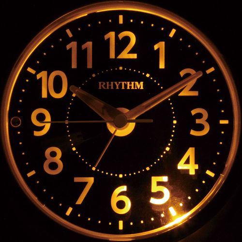 目覚まし時計 ルークR666 8RE666SR19 リズム 目覚まし時計