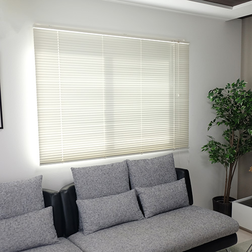 PVCブラインド アイボリー フルネス ブラインド 幅88×高さ98cm