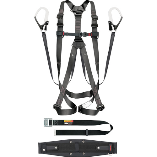 ハーネスGS 蛇腹 ダブルL2セット 黒 Sサイズ A1GSSJRWL2BK タジマ