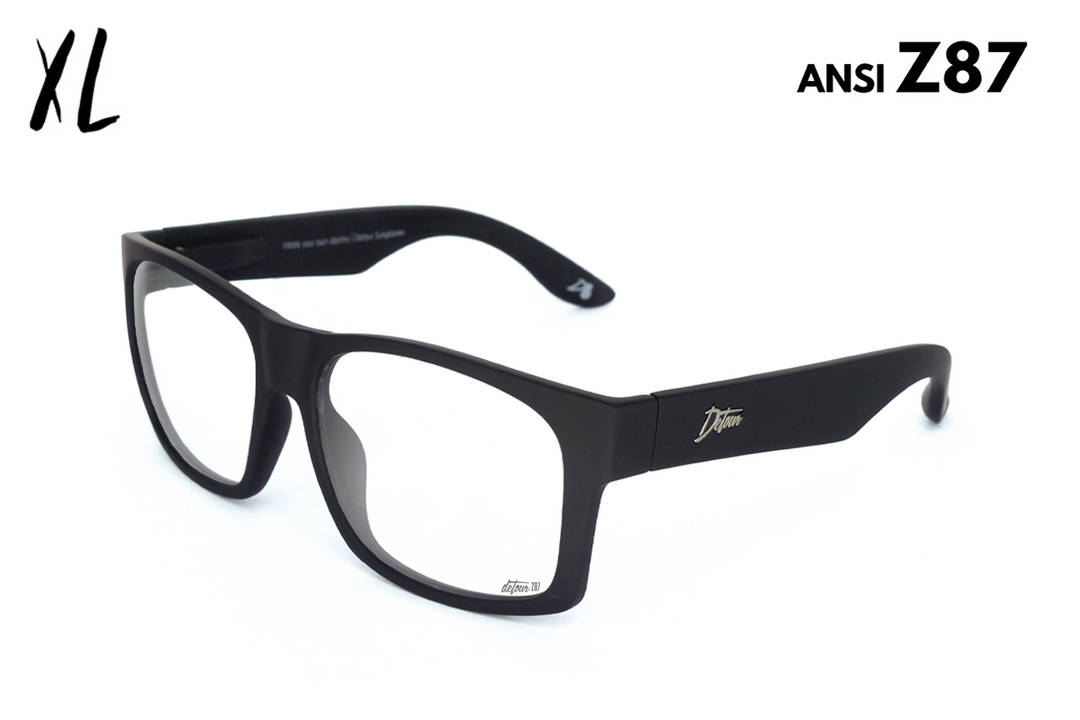 Big Kahuna - Clear - ANSI Z87 Sunglasses | Detour – Detour Sunglasses