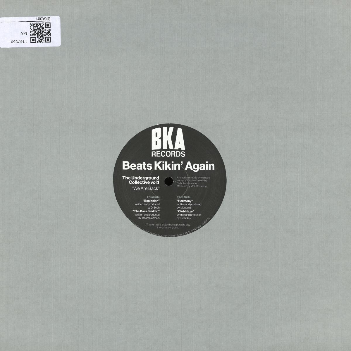 Various - The Underground Collective Vol.1 / BKA Records BKA001