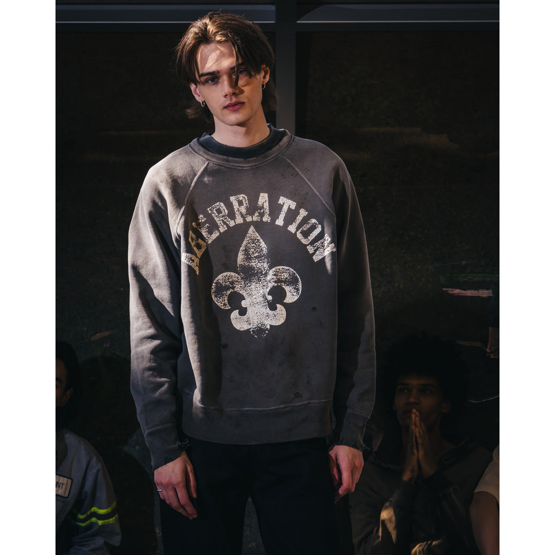 Saint Mxxxxxx (セントマイケル) CREW NECK SWEAT ABBERATION SM-MK8