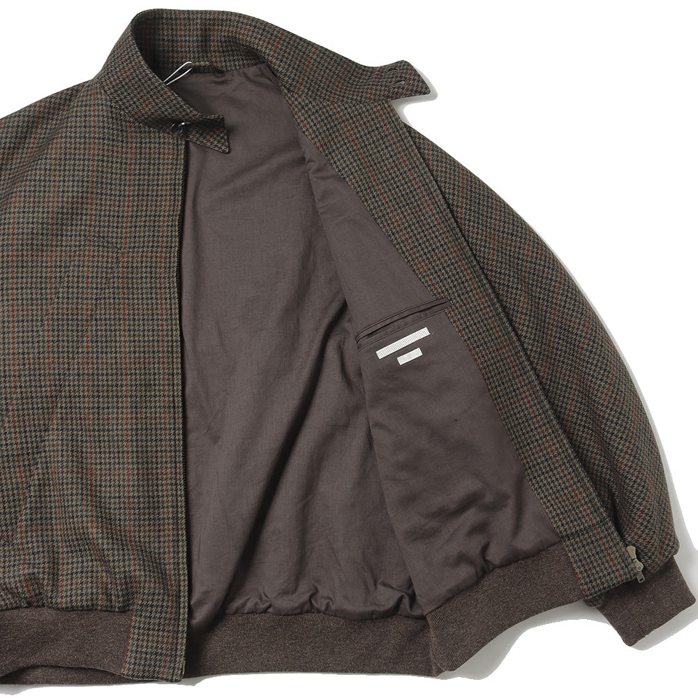 blurhms) Classic Houndstooth Harrington Jacket (BHS24F027Hdt