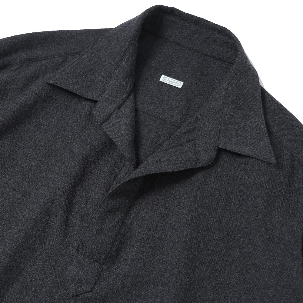 A.PRESSE Wool Skipper Shirt 25AAP-02-11 (25AAP-02-11) | A.PRESSE
