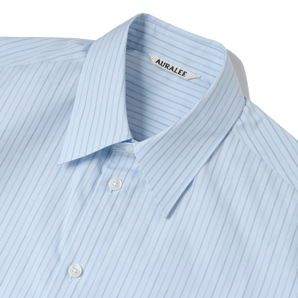 AURALEE(オーラリー) SUVIN HIGH COUNT CLOTH STRIPE HALF SLEEVED