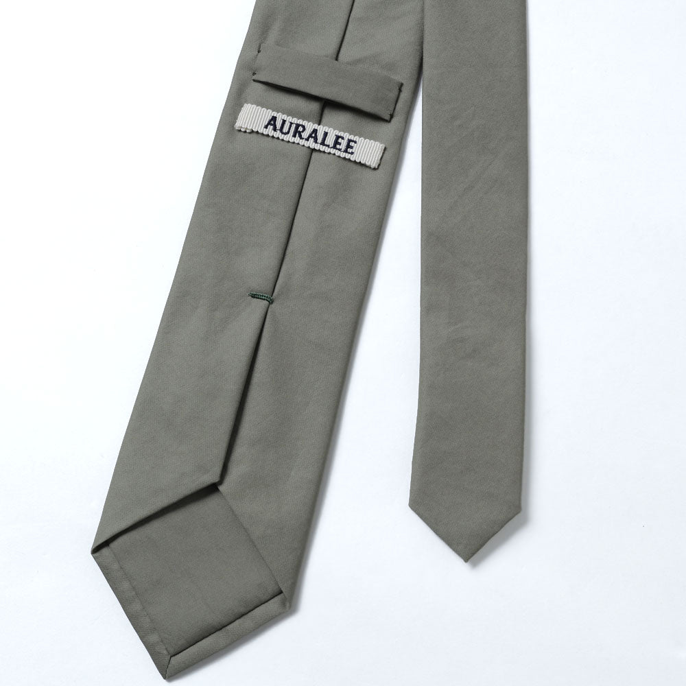 AURALEE) WASHED FINX TWILL TIE (A26ST07TN) | AURALEE