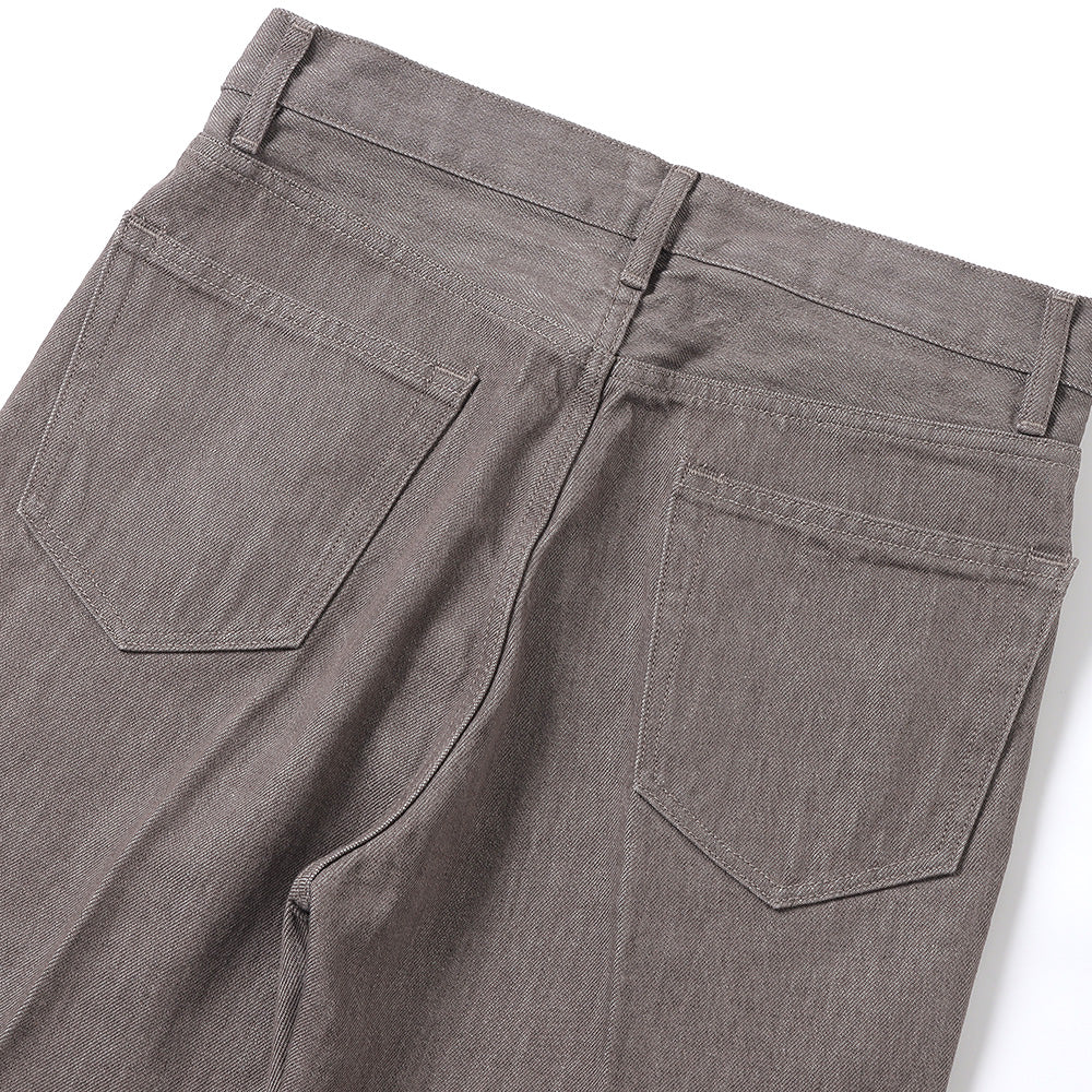 AURALEE(オーラリー)】HARD TWIST BROWN DENIM 5P PANTS (A23AP01MD