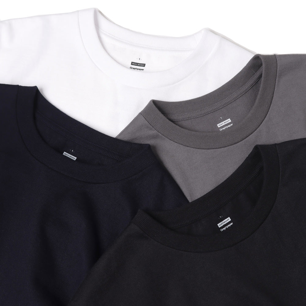 Graphpaper) Heavy Weight L/S Oversized Tee (GM253-70138B