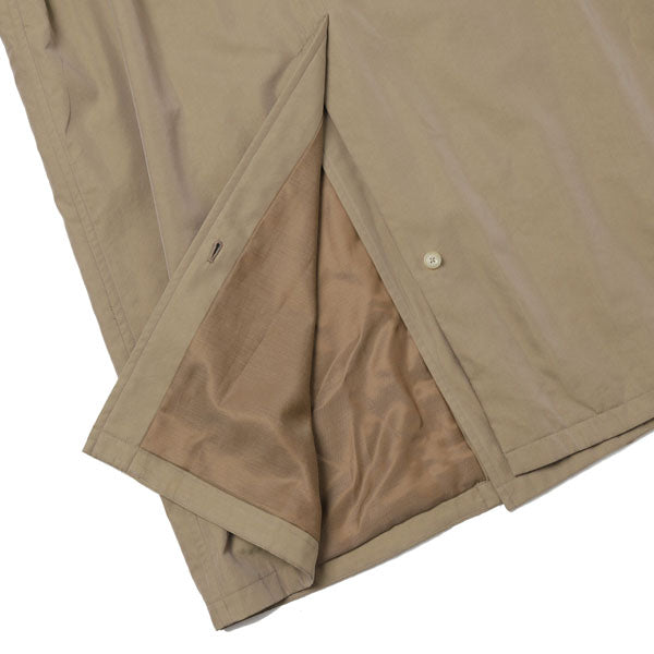 WASHED FINX CUPRO TWILL LONG COAT (A20AC01FC) | AURALEE