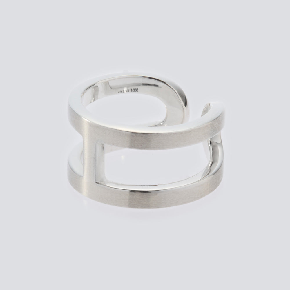XOLO JEWELRY (ショロ) H Ring with Hair Line XOR112 (XOR112) | XOLO