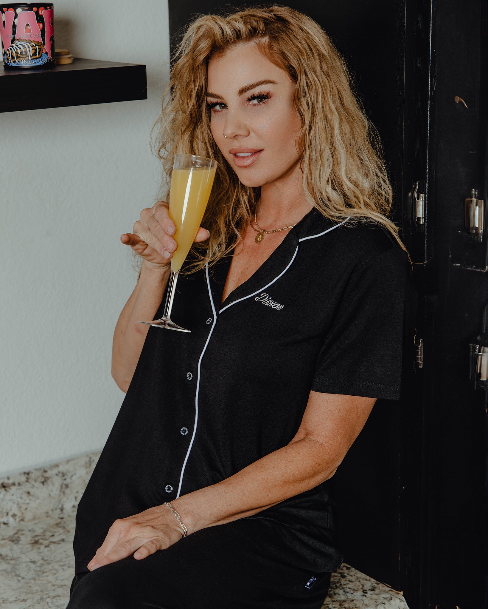 Dixxon Black Pajama Top: Comfortable & Stylish Sleepwear