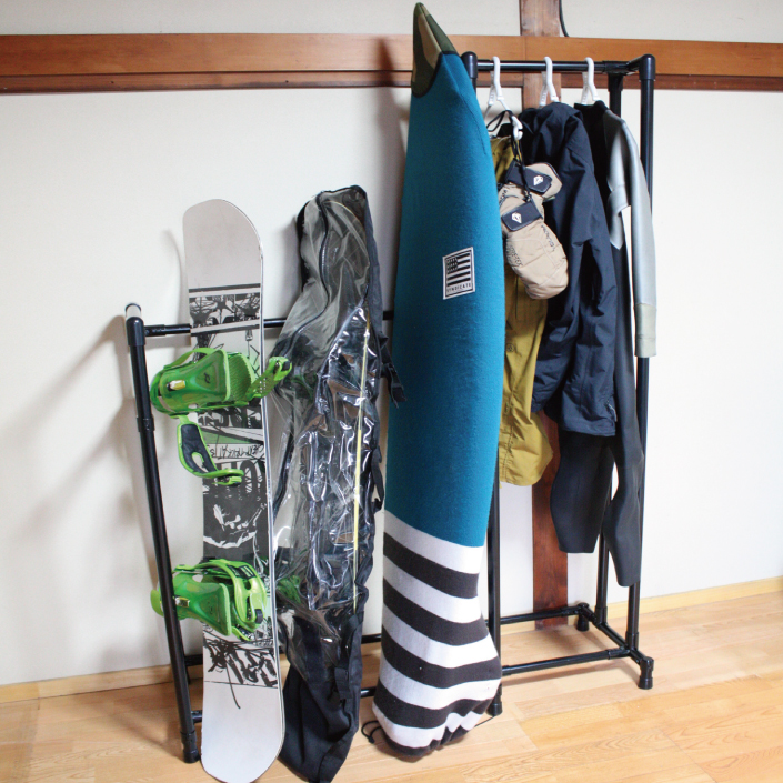サーフボードラック｜Diy-Life - イレクターで、できるワクワクを。