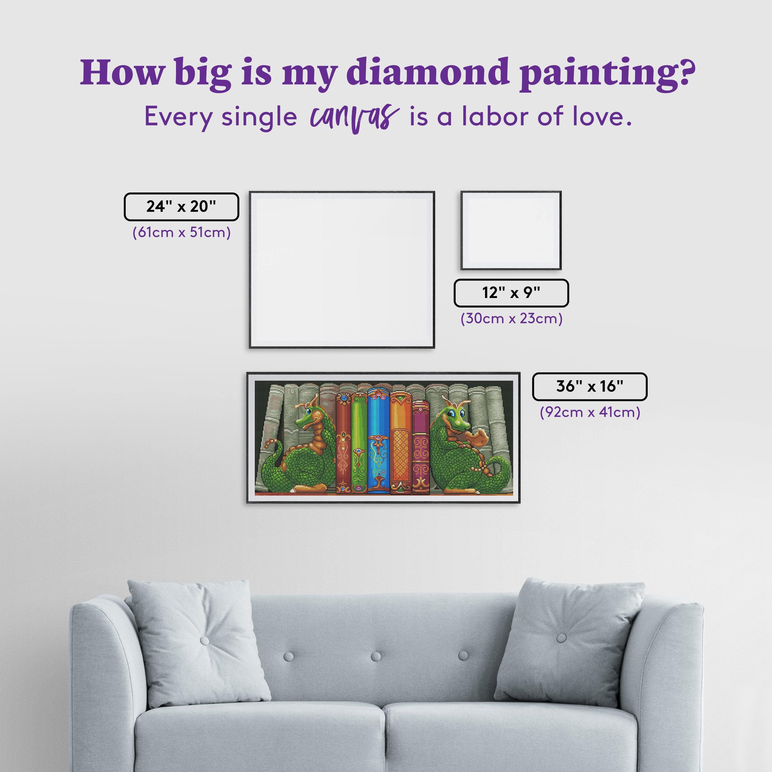 Customized Bookshelf – Diamond Art Club