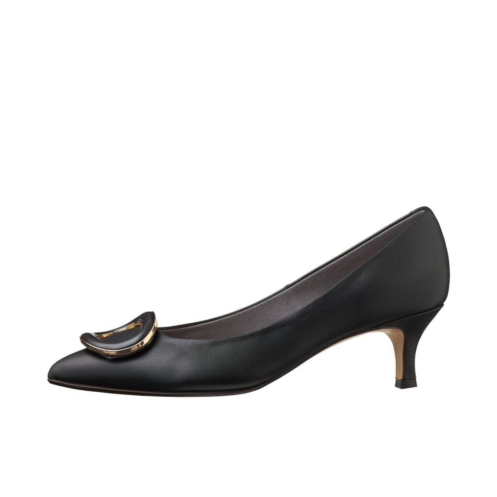 Salvatore Ferragamo ブラック ミュール 約5cmヒール 試着 Salvatore