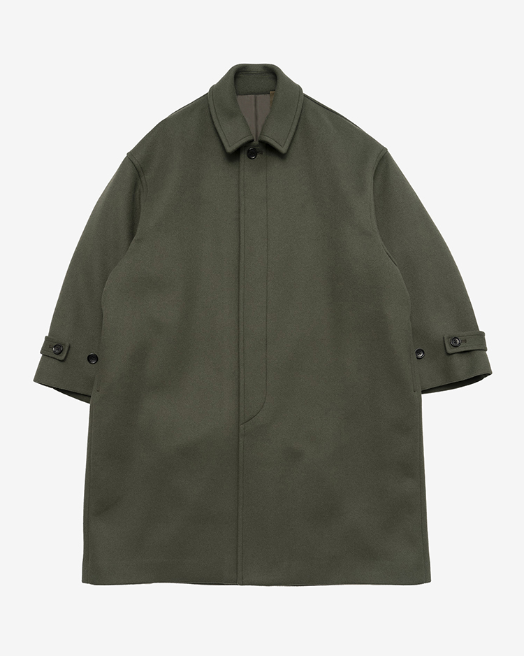 Light Melton Oversized Coat / GREEN | Graphpaper (MEN)(グラフ