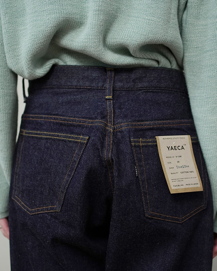 WIDE TAPERED DENIM(9-13W) | YAECA (WOMEN)(ヤエカ) | BOTTOMS(パンツ