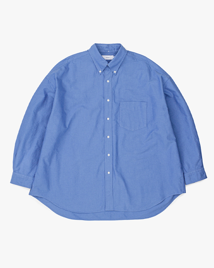 Oxford L/S Oversized B.D Shirt / SAX | Graphpaper (MEN)(グラフ