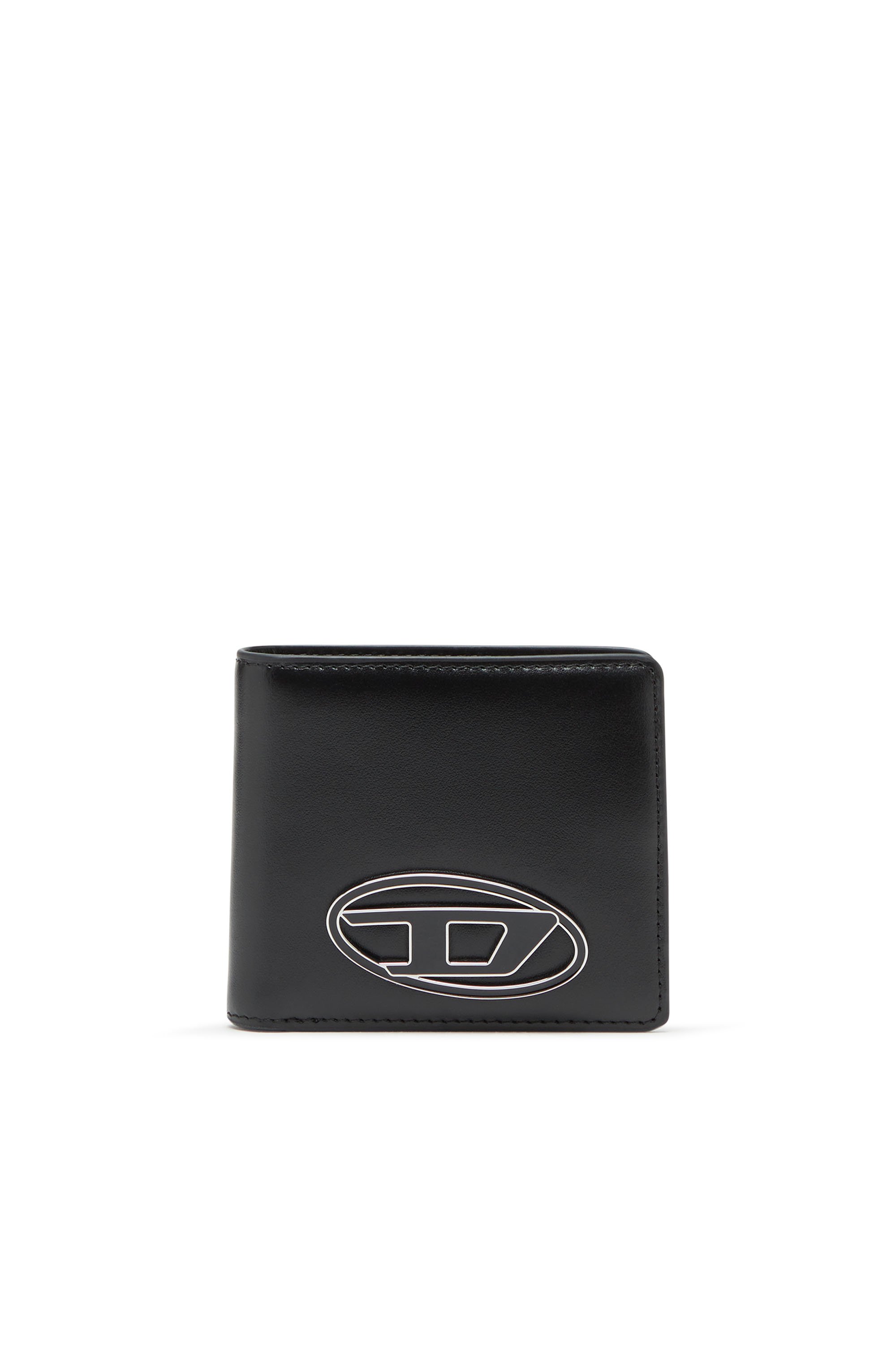 1DR BI FOLD COIN S 3D Leather bi-fold wallet｜ブラック｜メンズ｜DIESEL