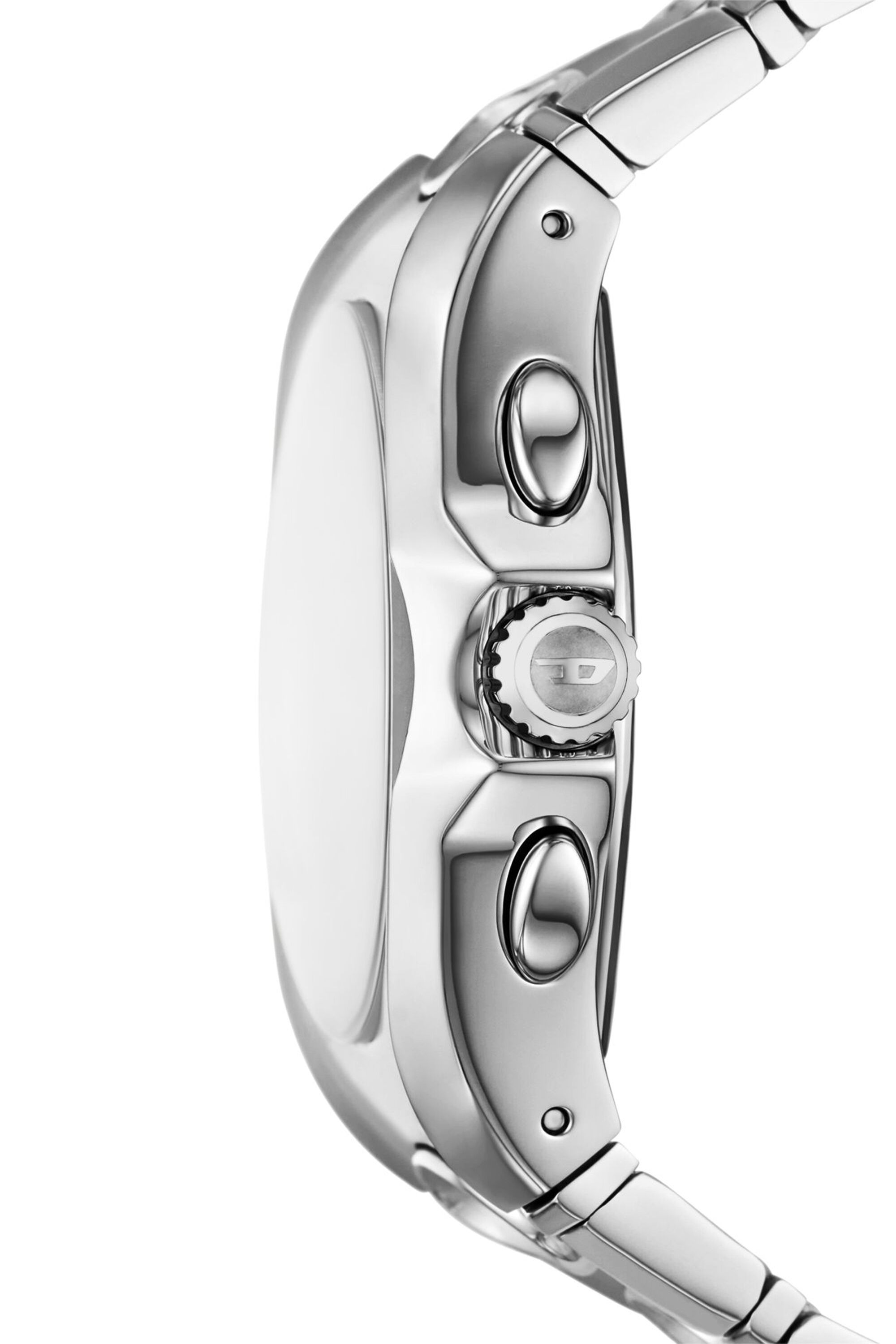 DZ4694 WATCH D-Curve stainless steel watch｜シルバー｜メンズ｜DIESEL