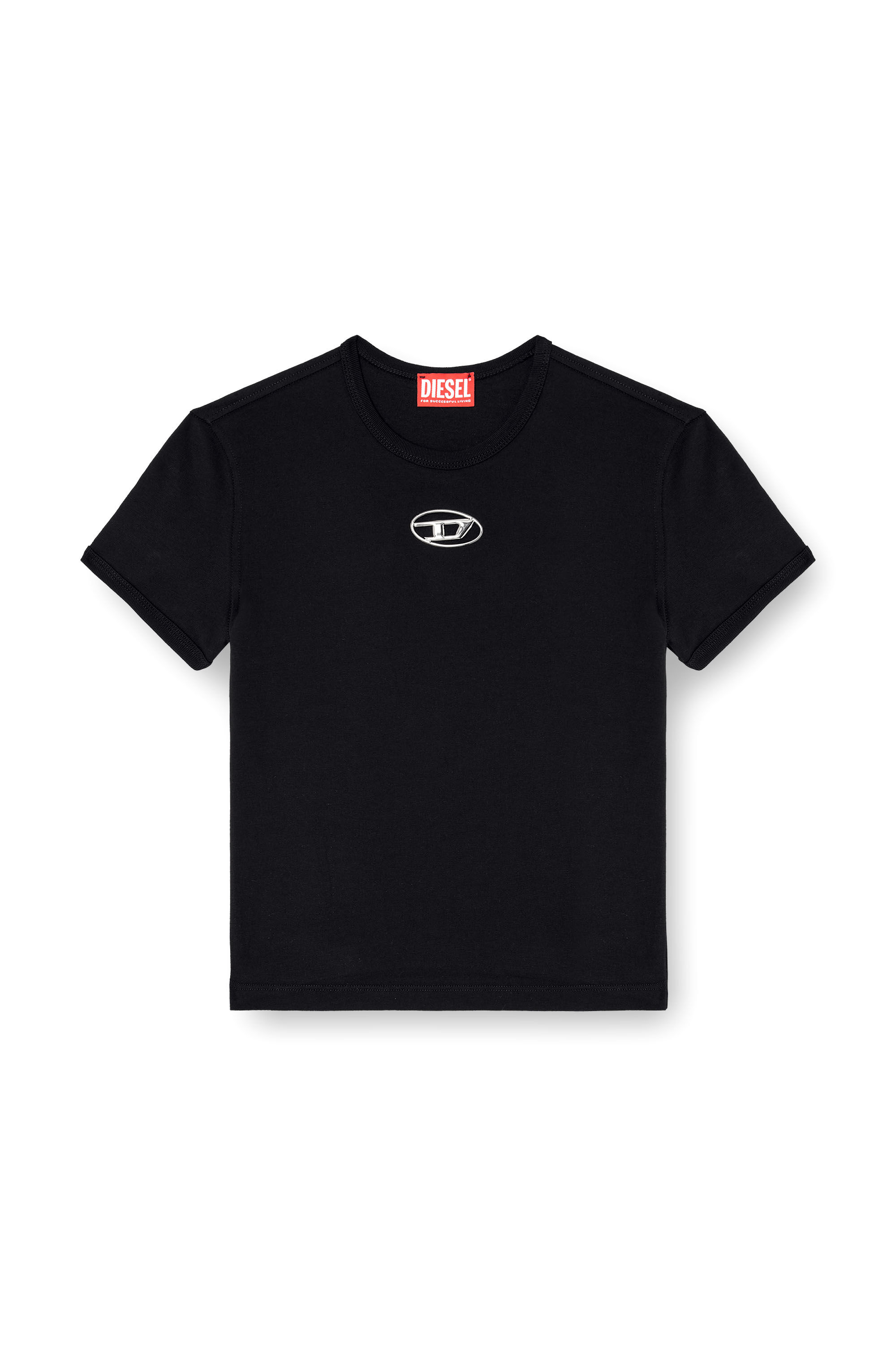 T-UNCUTIE-LONG-OD-Q1 Tシャツ｜ブラック｜ウィメンズ｜DIESEL