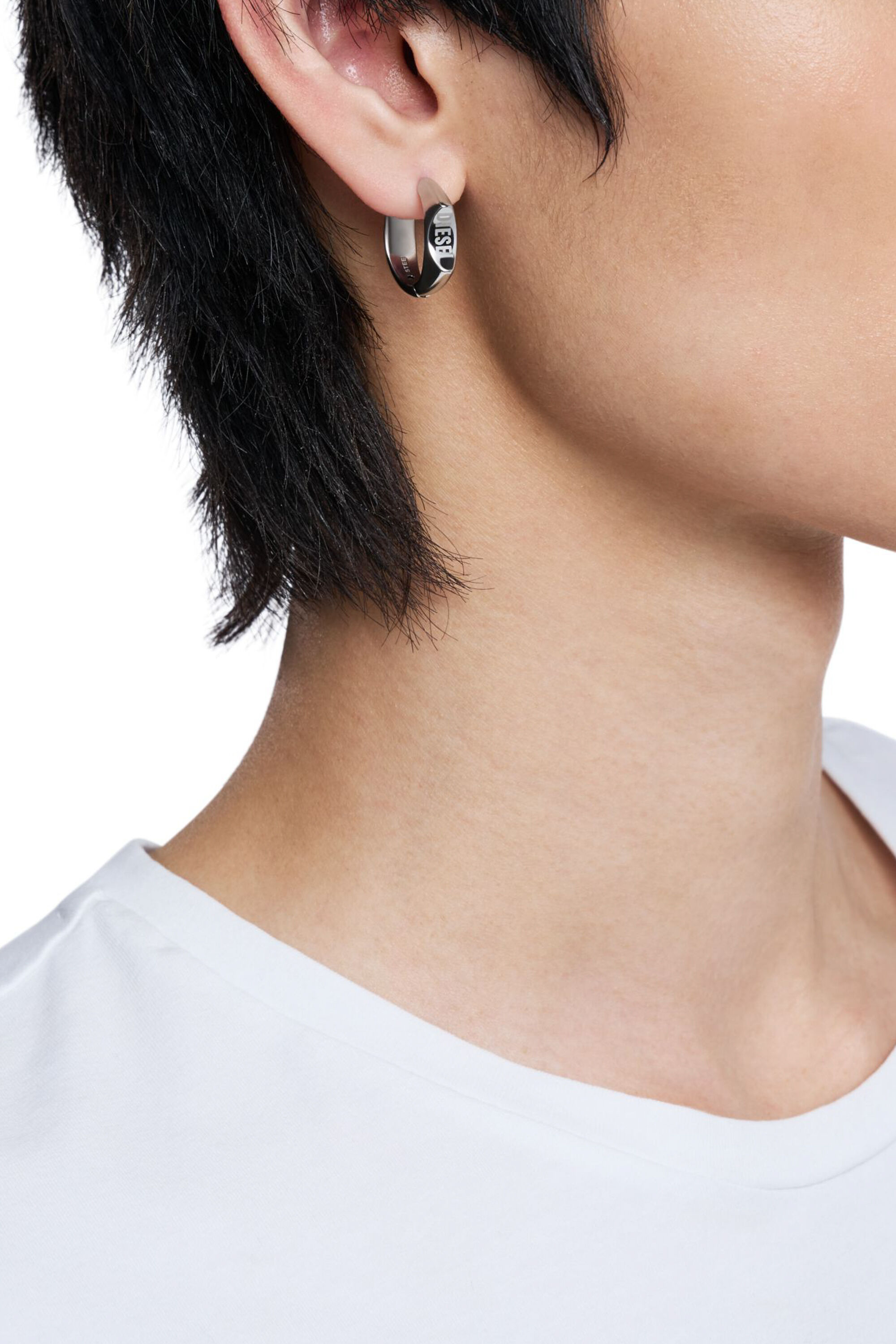 DX1631040 JEWELLERY ピアス（片耳用）｜シルバー｜ウィメンズ｜DIESEL