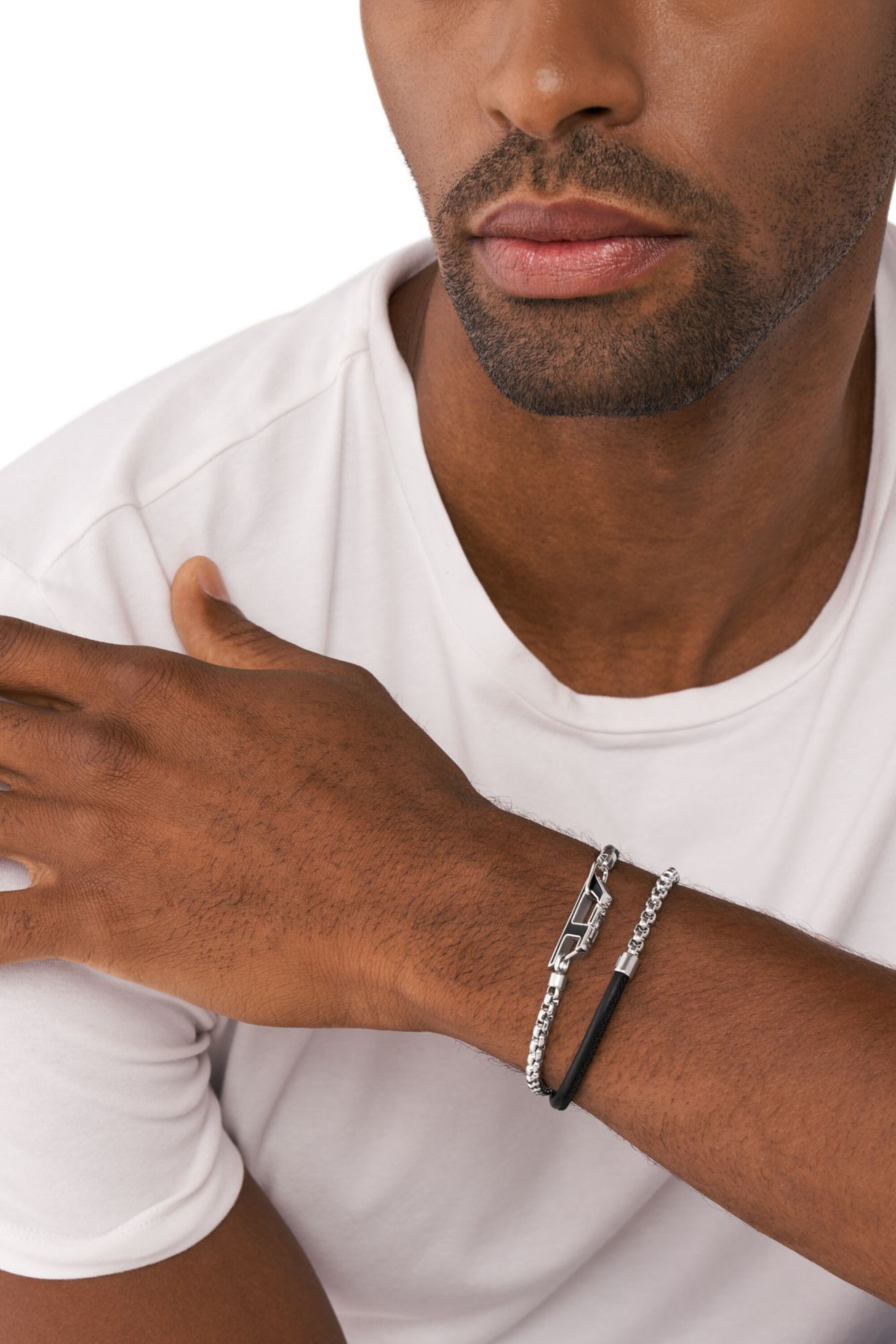 DX1472 ブレスレット｜シルバー｜ウィメンズ｜DIESEL