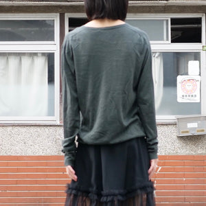 OLD&VINTAGE] JIL SANDER カシミヤシルクVネックニット – dim at noon