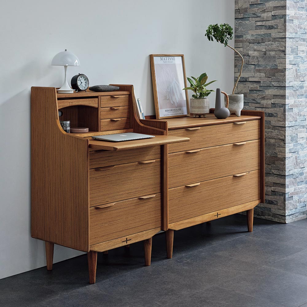 EDDA/エッダ リビングシリーズ ライティングビューロー（机） ディノス