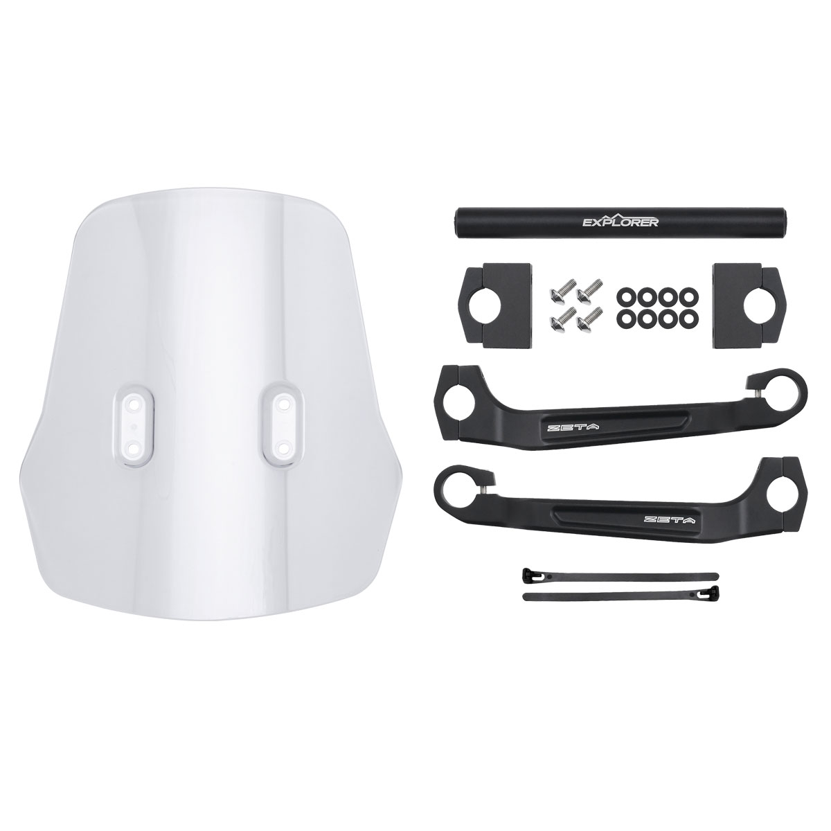 エクスプローラーウィンドシールド エクスプローラーハンドルバー