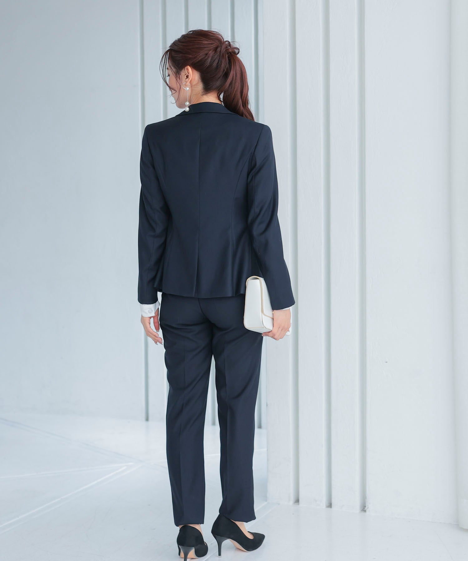 スーツ上下セット 2点セット ジャケット パンツds0181 ネイビー