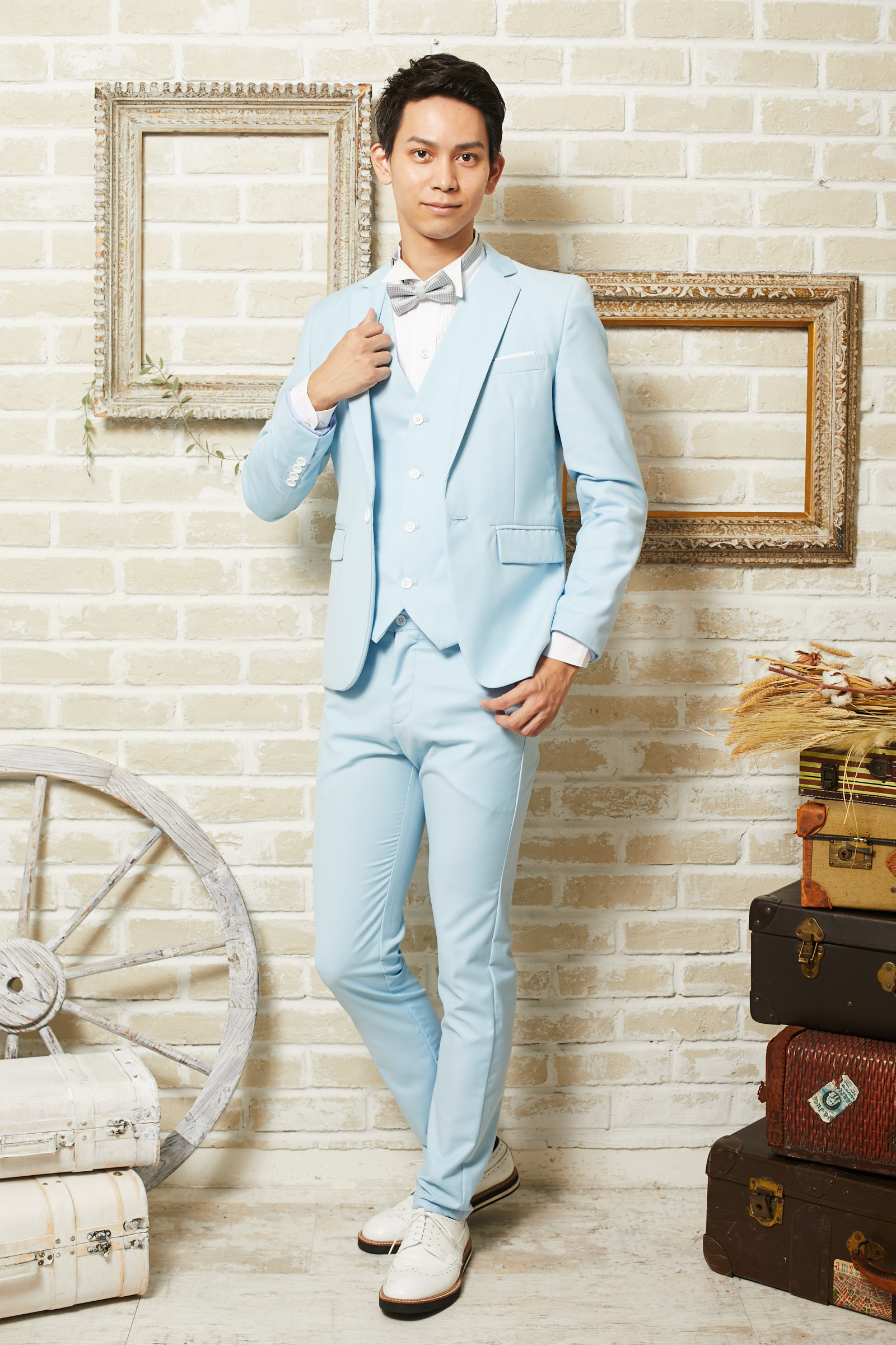 新郎 タキシード 前撮り フォトウェデイング フォーマル 二次会